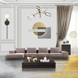 意式簡奢高端豪華大小戶型沙發客廳家具組合CK209