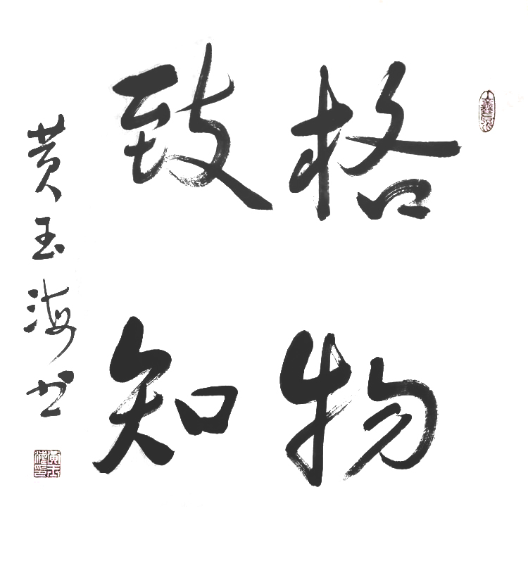 黄玉海行书格物致知