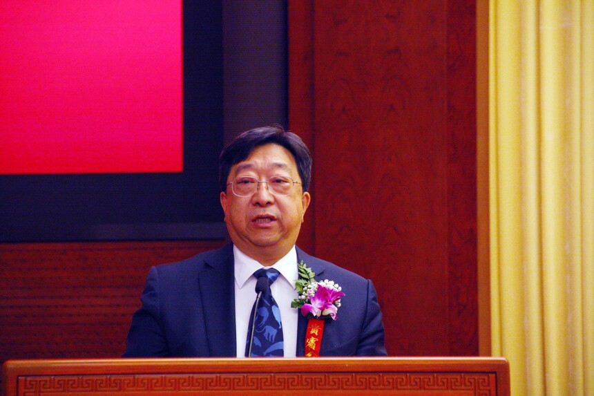 6.国际科学与和平周中国组委会主任、全国政协常委、教科文卫体委员会副主任、中国科技新闻学会理事长徐延豪致辞.JPG