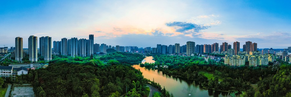 航拍自贡之航拍南湖