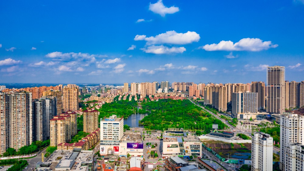 航拍自贡之航拍南湖