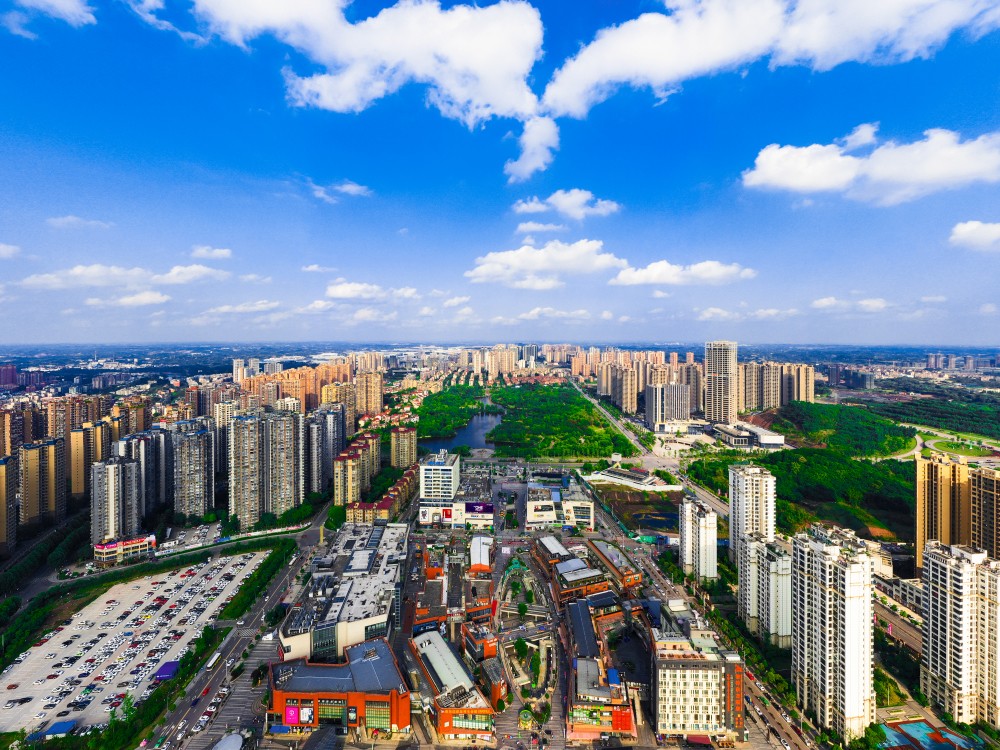 航拍自贡之航拍南湖