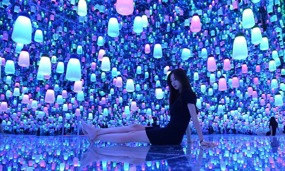 星空光影_星空光影艺术馆_光影夜游_灯光秀_全息投影_酷马艺术展专业