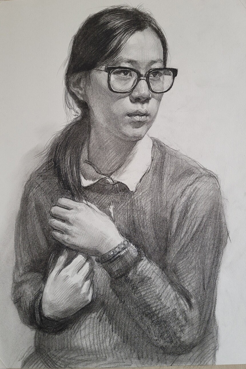 怎样通过线条表现头像素描中人物的表情? 怎样通过线条表现头像素描中人物的表情?