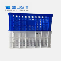 山東水果批發(fā)商大量定制水果筐盛世弘博塑料周轉(zhuǎn)筐發(fā)貨