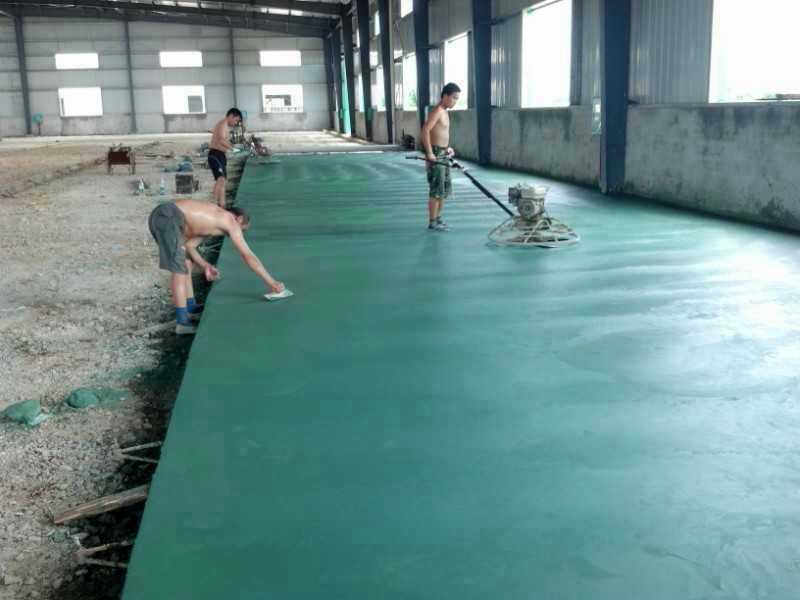绿色金刚砂地坪