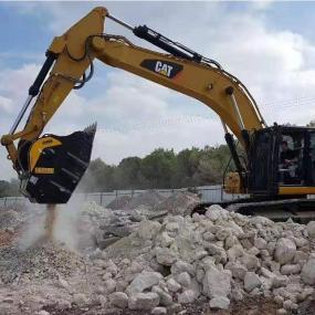 CAT336搭載MB粉碎