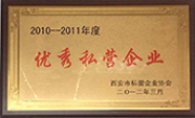 2011年優秀私營企業