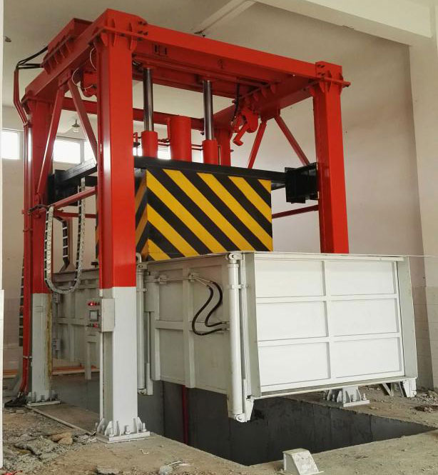 垂直式垃圾压缩设备 垂直式垃圾压缩设备