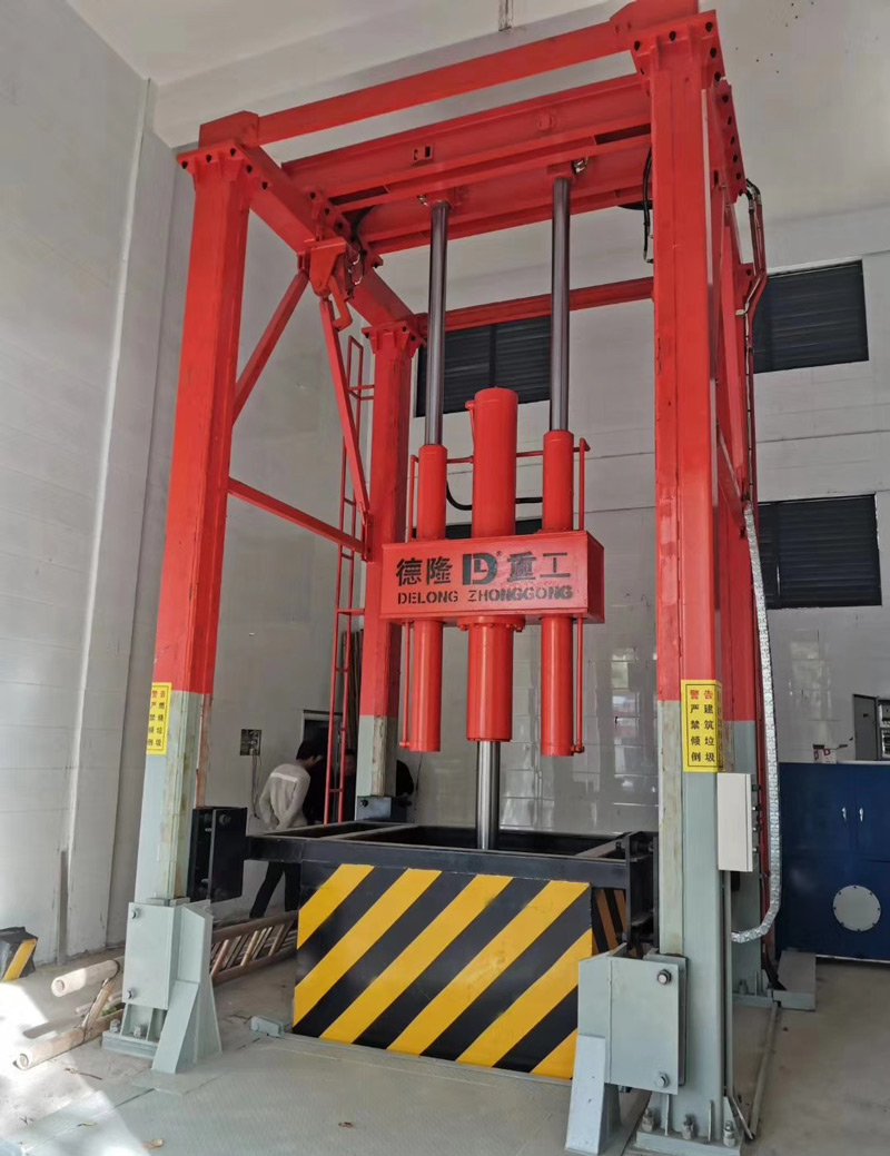 垂直式垃圾压缩机 垂直式垃圾压缩机