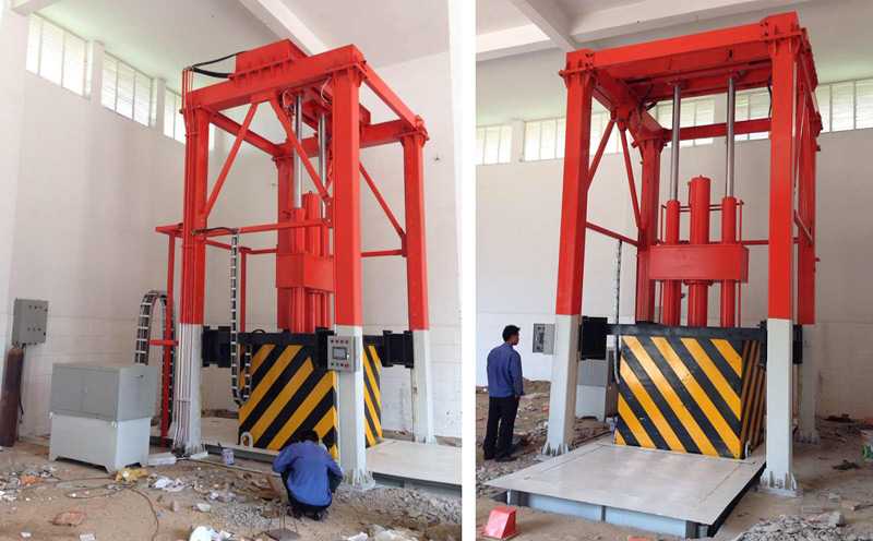 垂直式垃圾压缩中转站设备 垂直式垃圾压缩中转站设备