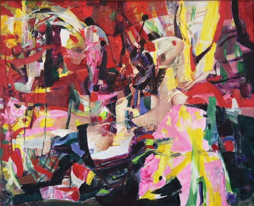 1635926189582995.jpeg 石齐 醉瑶台 油画 130cm×160cm 2013年.jpeg