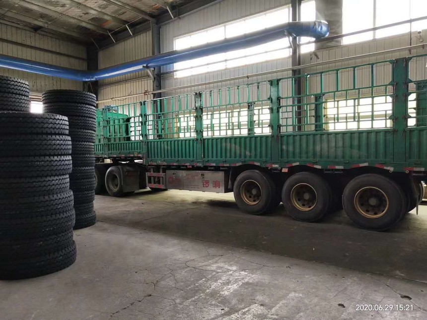Huaan tires are loaded for domestic market