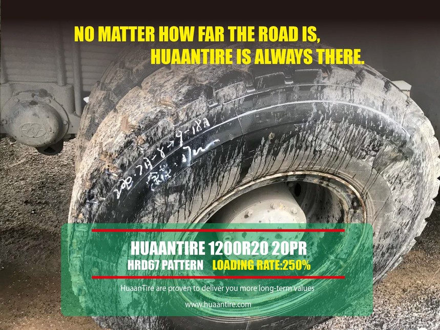 HuaanTires 1200R20 HRD67 PATTERN IN TRUCK FLEET