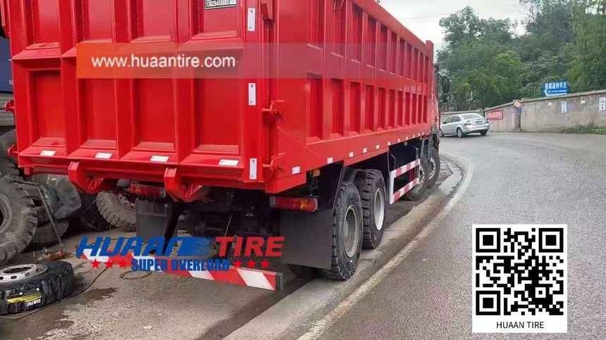 Huaan tire HFA18 pattern in mining application