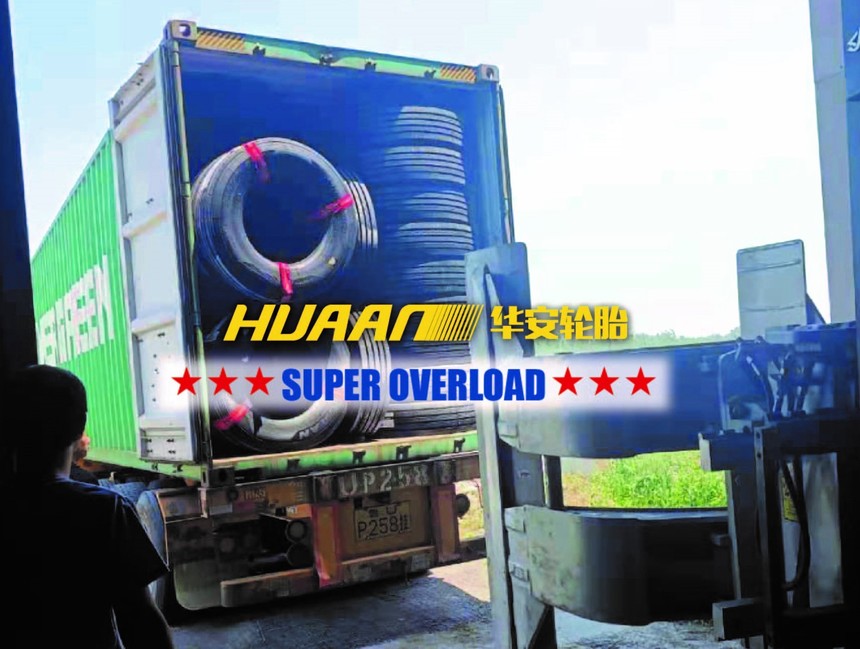 Huaan tires are delivered to overseas market