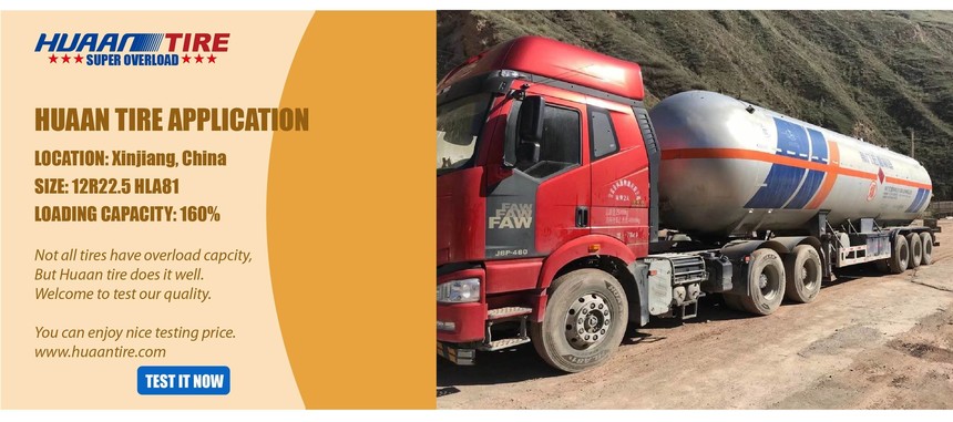 Huaan tire for oil truck