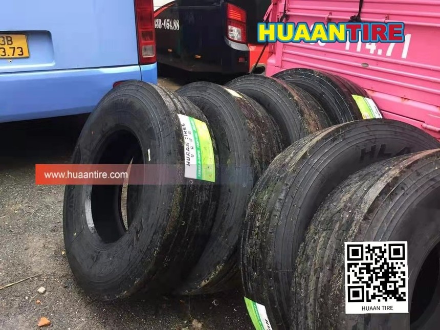 Bus with Huaan tire