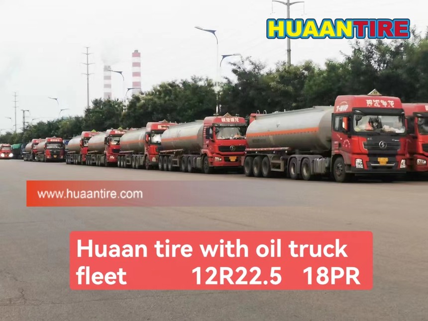 Huaan tire servers oil truck fleet