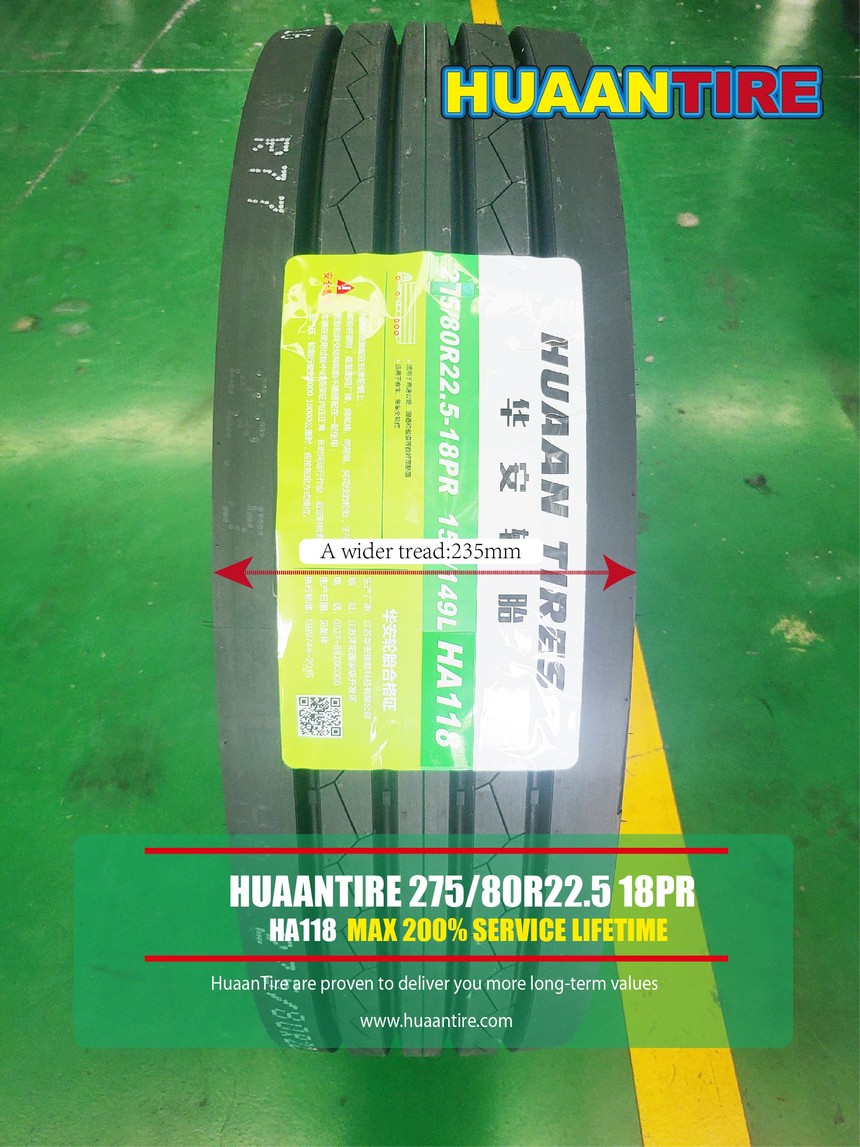 Huaan tire 275/80R22.5 18PR