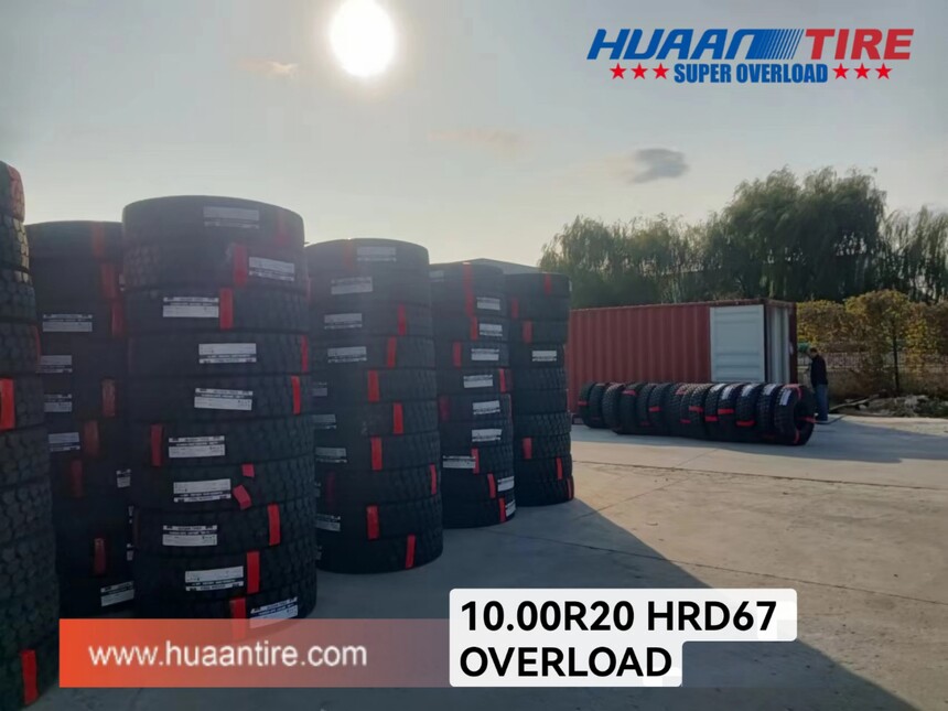 Huaan tire 10.00R20 18PR for Bangladesh market with 200% loading capacity