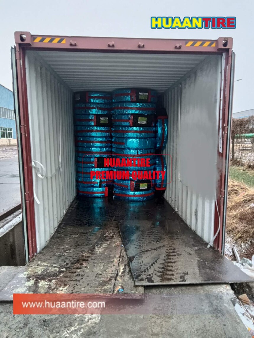 Premium Huaan tire are loading for global market