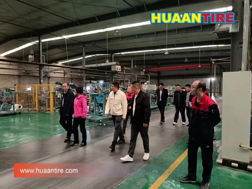 Visits Huaan Tire Factory