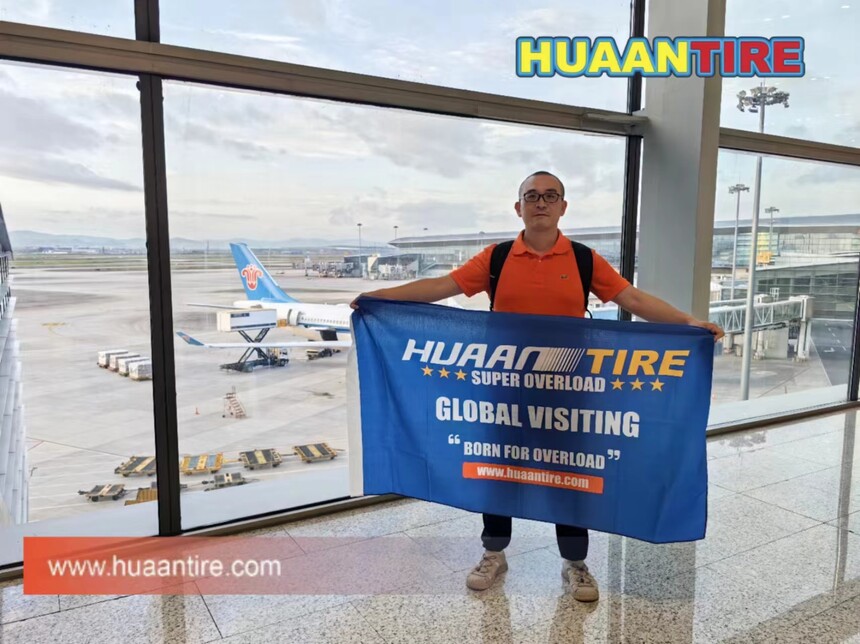 Huaan tire team global visiting