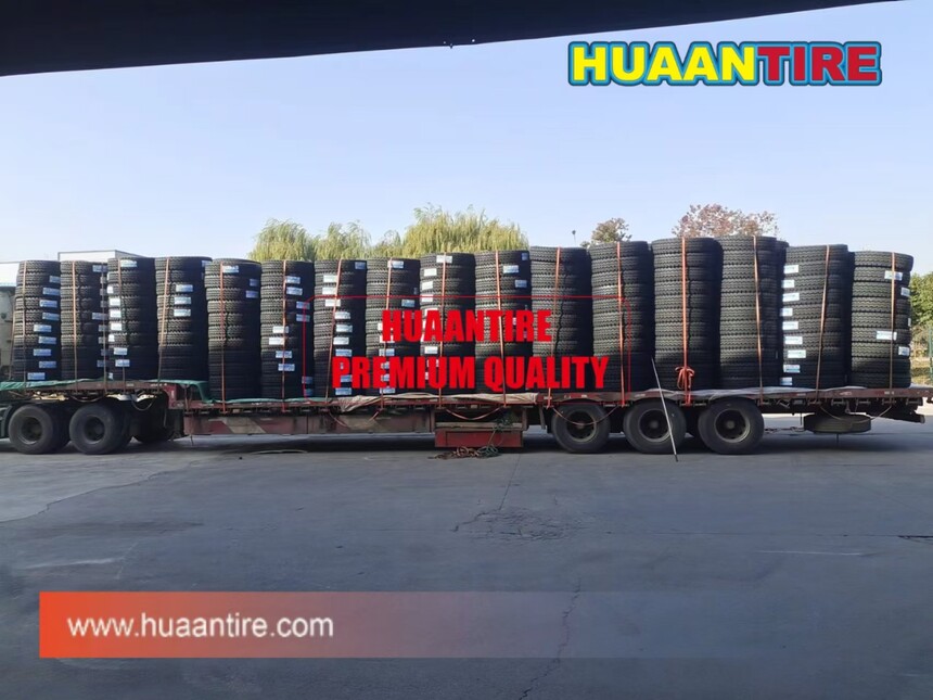 Loading Huaan tire for customer