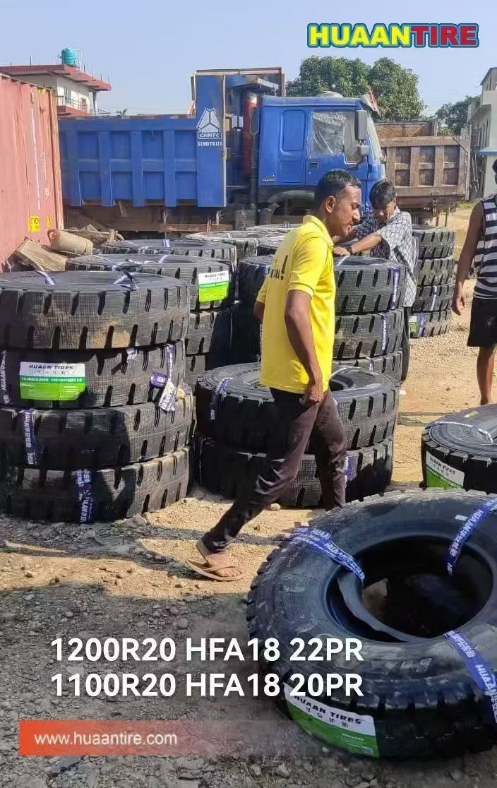 HUAAN minging tire in Asian market for overload purpose