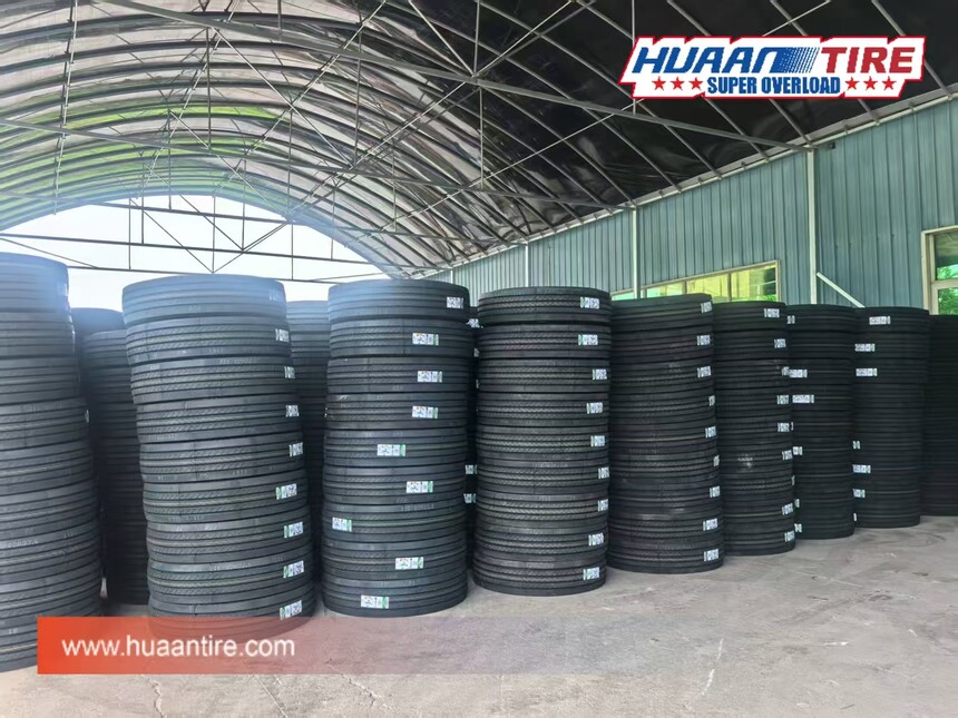 HUAAN TIRE WITH EU LABEL ARE READY FOR LOADING 