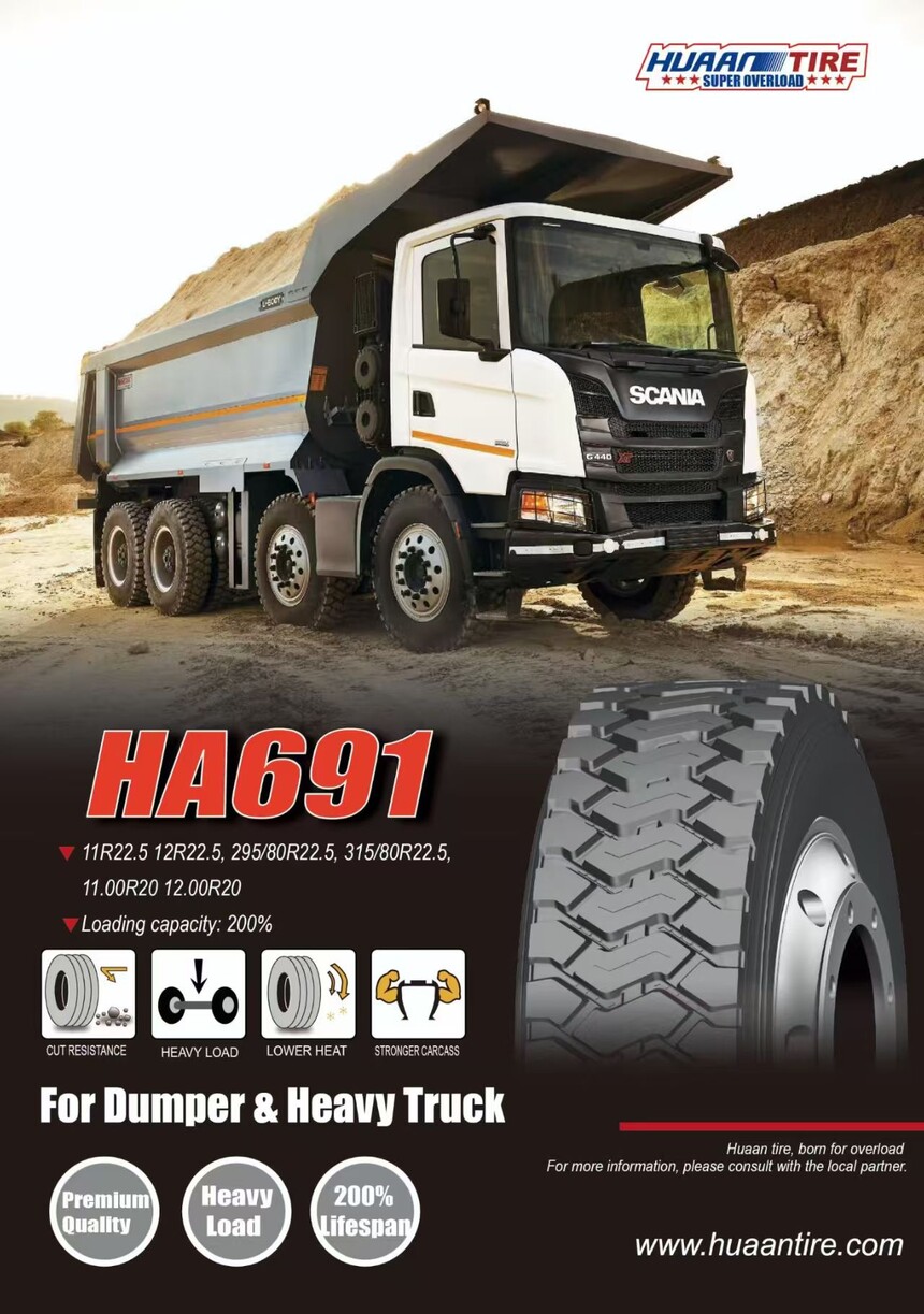 Huaan Tire HA691 pattern for global Market Huaan Tire HA691 pattern for global Market