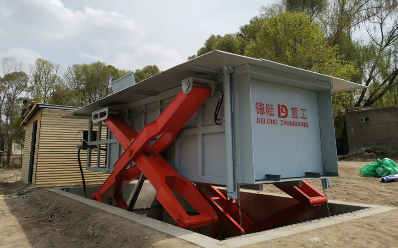 地坑压缩式垃圾转运站