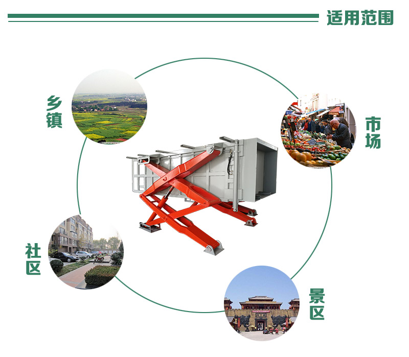 户外型垃圾中转压缩机-水平地埋式垃圾压缩机