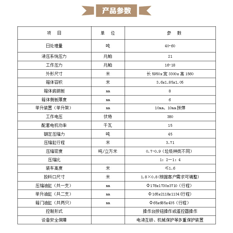 日處理量70噸垃圾中轉設備-地埋垃圾箱