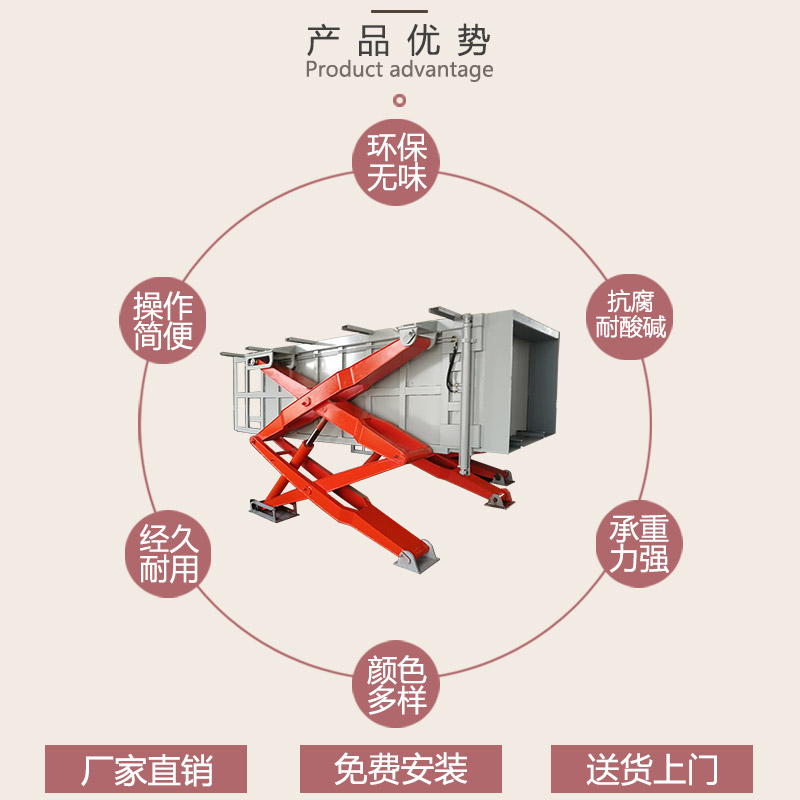 10方压缩式中转站-外举式中转站垃圾压缩箱