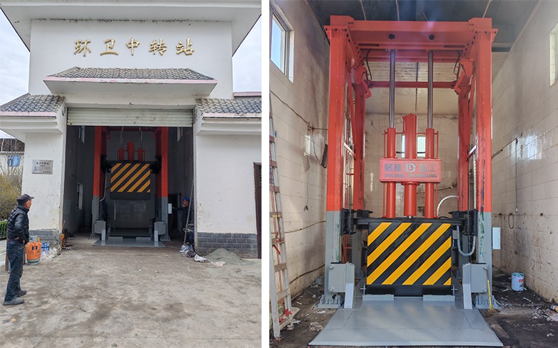 垂直式垃圾压缩机设备 垂直式垃圾压缩机设备