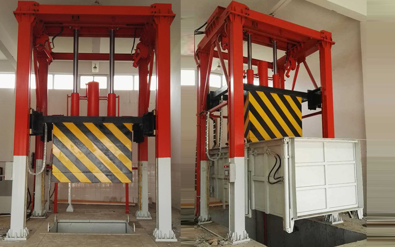 垂直式垃圾压缩机 垂直式垃圾压缩机