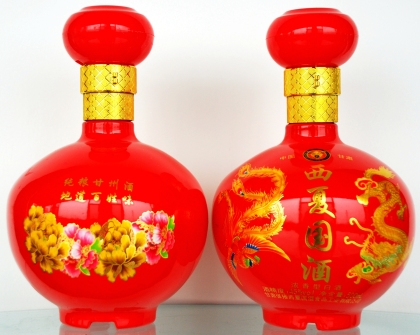 西夏国酒龙凤坛45度500ml单瓶装