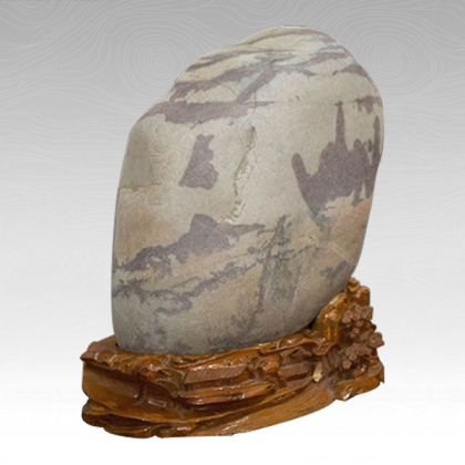 黄河画面石倒骑毛驴