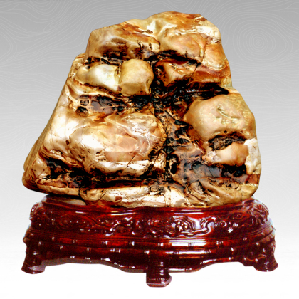 《玉王》,王天然藏石,景观石,中国百石欣赏,奇石