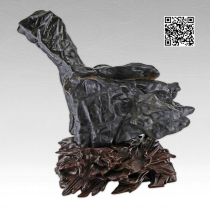 黑天鹅[灵璧石]