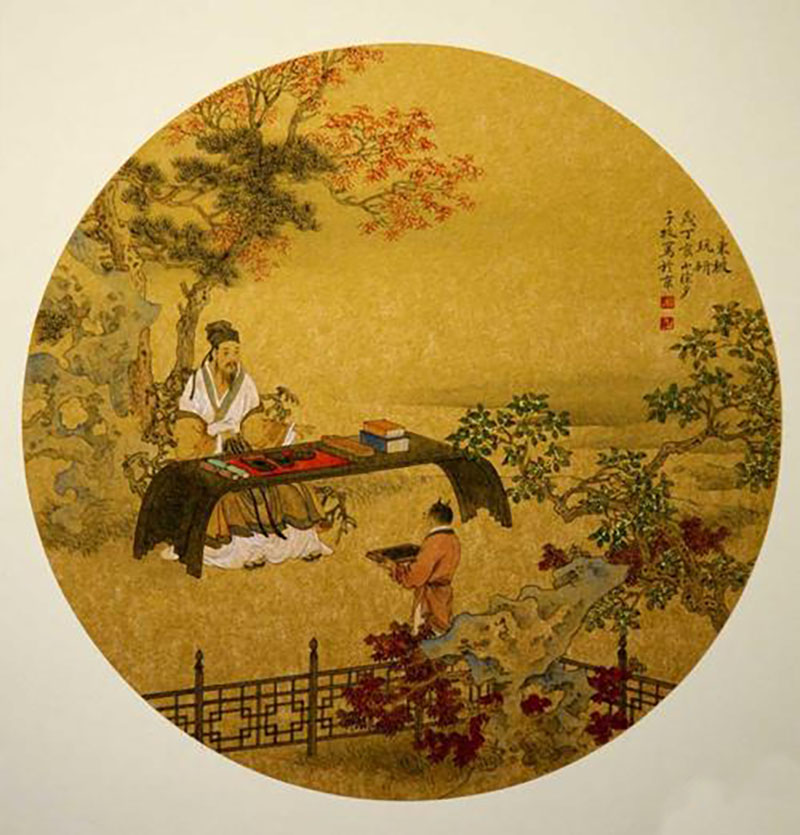 ����ʱ����ʯ�Ļ�-����һ����ʦ��ʫ����ʯ�緶