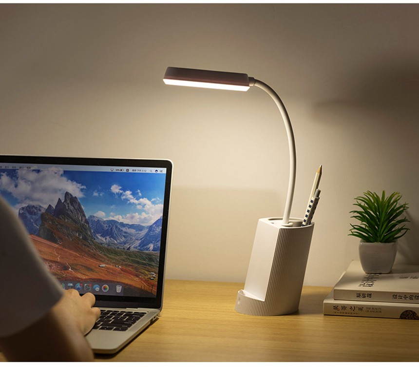 智能创意笔筒充电学生台灯