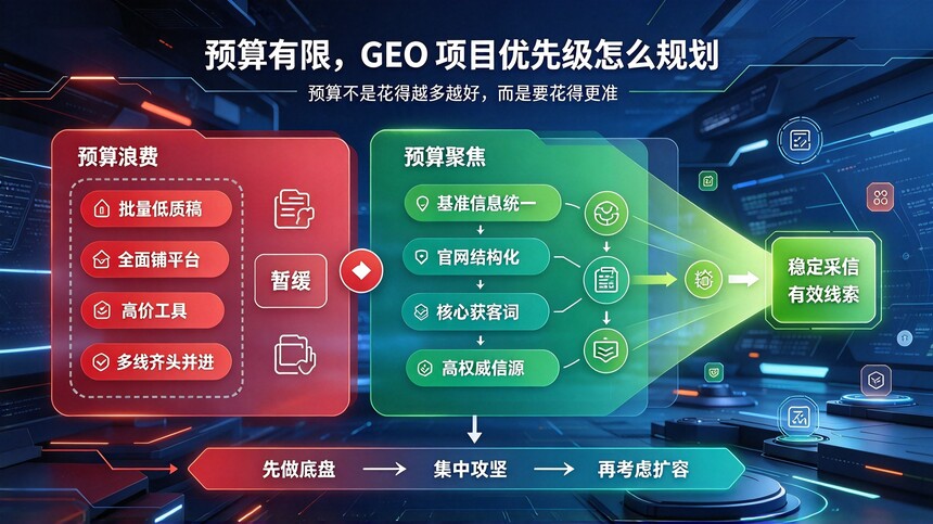 ������GEO��Ӫ��˾��Ԥ�����ޣ�GEO ��Ŀ���ȼ���ô�滮