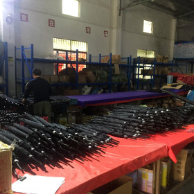 山水伞业-生产车间-成品区