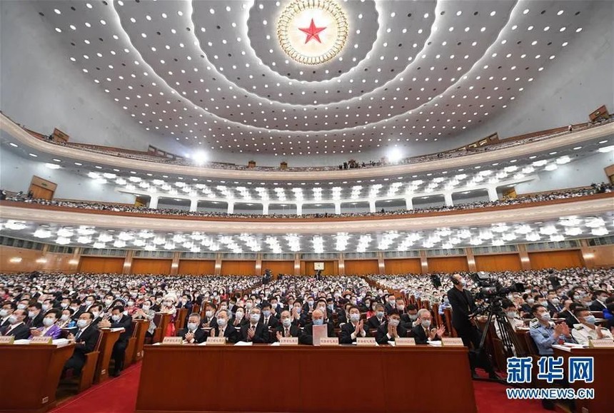 5月22日,第十三届全国人民代表大会第三次会议在北京人民大会堂开幕.