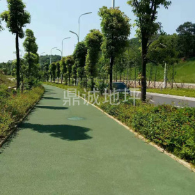 彩色陶瓷顆粒防滑路面