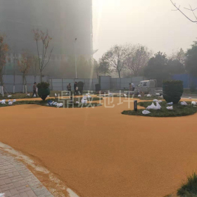 彩色陶瓷顆粒防滑路面