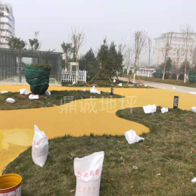 彩色陶瓷顆粒防滑路面